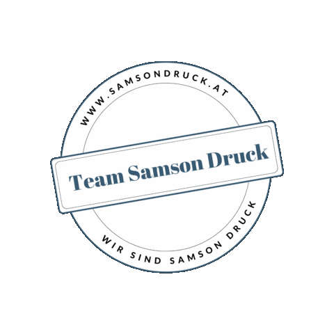 Team Stamp Sticker by Samson Druck