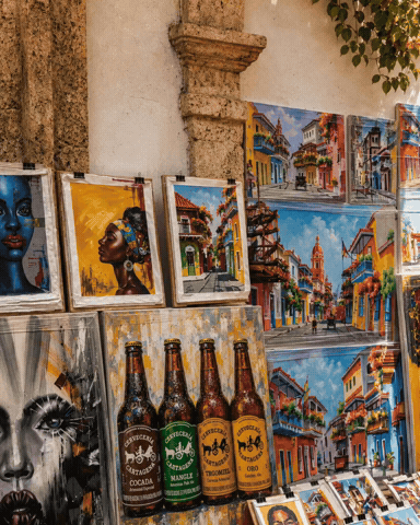Pintura GIF by CERVECERIA CARTAGENA