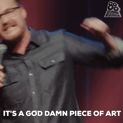 800pg art comedy stand up masterpiece GIF