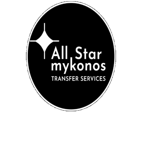 All my star Mykonos Sticker