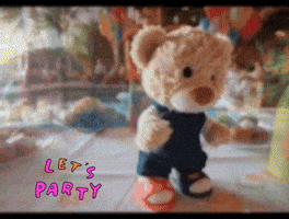 Happy Teddy Bear GIF