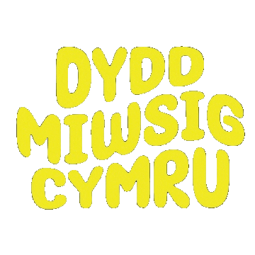 Dydd Miwsig Cymru Sticker by Cymraeg