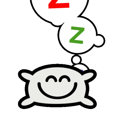 Tired Zzz Sticker by Houseparty