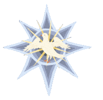 Happy Birthday Jesus Christmas Sticker by Ancient Faith Kids