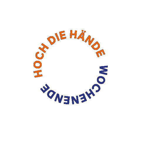 Hands Up Weekend Sticker by VRBankFulda