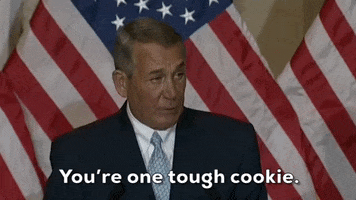 John Boehner Tough Cookie GIF by GIPHY News