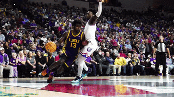 Boot Up Slam Dunk GIF by LSU Tigers