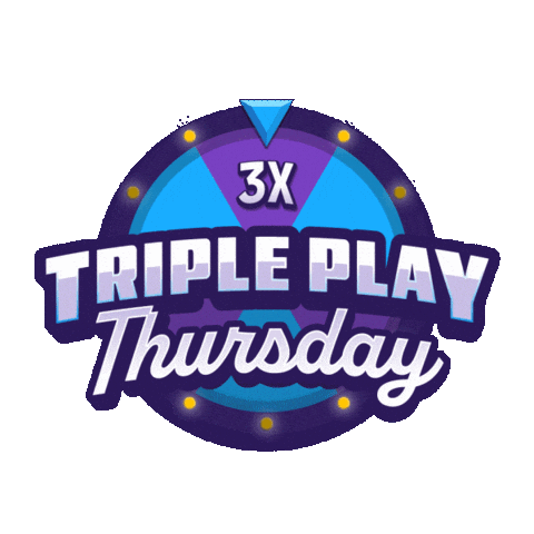 Triple Play Thursday Sticker by Rivers Casino Portsmouth