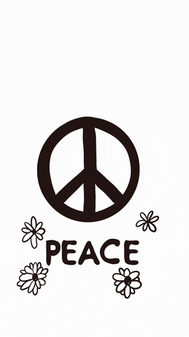 No War Peace GIF by two mokey company