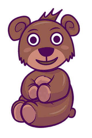 Bear Oso Sticker by Rain Hope World