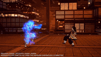 Video Game Fighting GIF by Demon Slayer: The Hinokami Chronicles 2