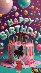 Happy Birthday Party GIF by Zhotcita