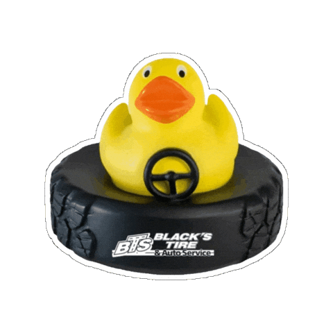 Car Duck Sticker by Blacks Tire and Auto