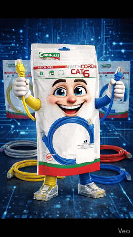 Patch Cord Cat6 Condutti - Brazilian Industry