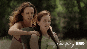 i need to be tense or i get wobbly jennifer garner GIF by Camping