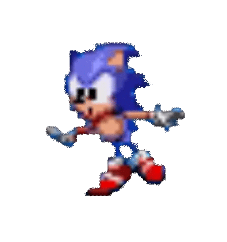 Sonic the Hedgehog-The Sprites are Running! on Make a GIF