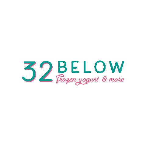 32 Below Froyo Sticker