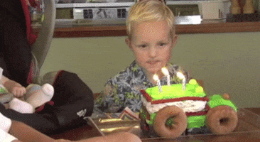 Birthday Fail GIF by America's Funniest Home Videos