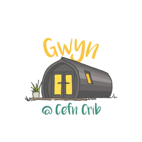 Gwyliau Cefn Crib Holidays Sticker