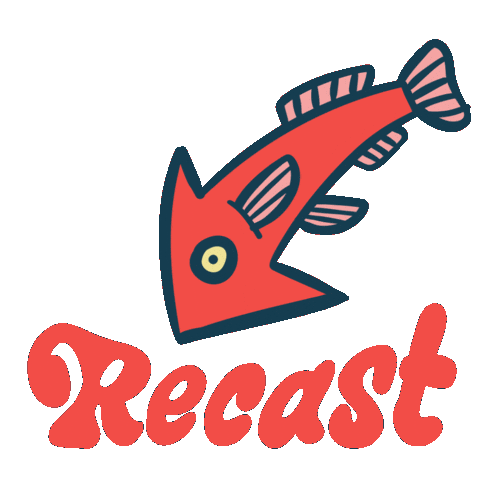 Arrow Fishing Sticker by recast market
