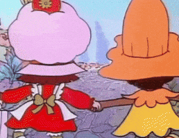 Skipping Love You GIF by Strawberry Shortcake