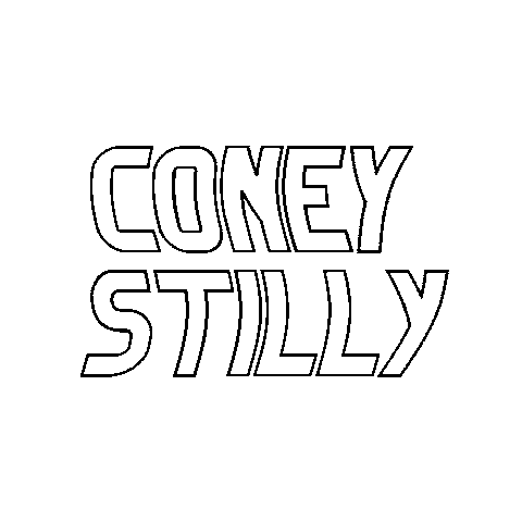 Coney Island The Strip Sticker by Coney Stillwater