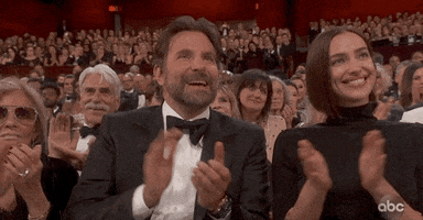 Bradley Cooper Applause GIF by The Academy Awards