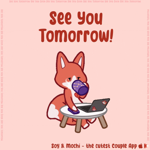 Talk Soon See You GIF by SoyandMochi