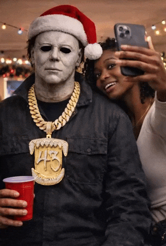 Michael Myers Christmas GIF
