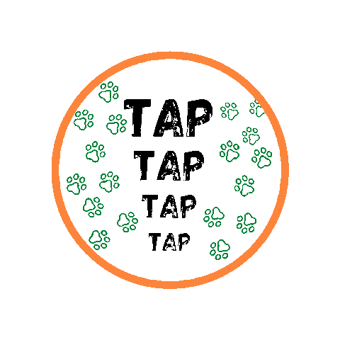Dog Tap Sticker by WoofWell