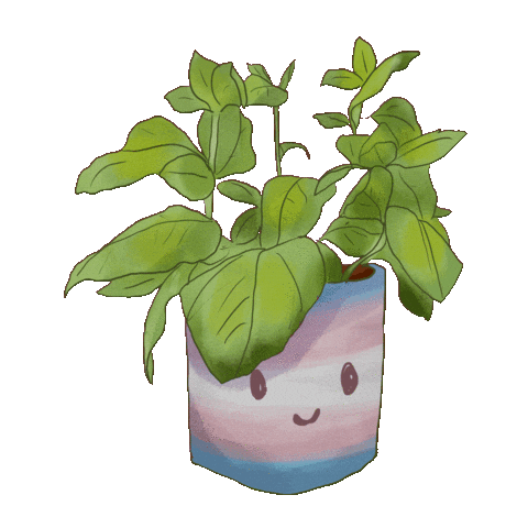 Plant Queer Sticker by Contextual.Matters