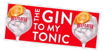 Gin Tonic Cheers Sticker by Beefeater Gin