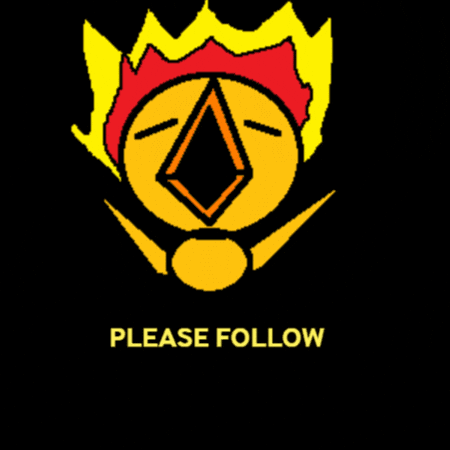 Please Follow GIF