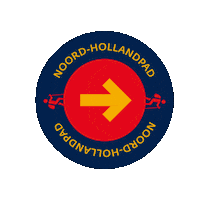 Walking Hiking Sticker by noordhollandpad