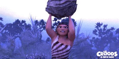 Come At Me Dreamworks Animation GIF by The Croods: A New Age