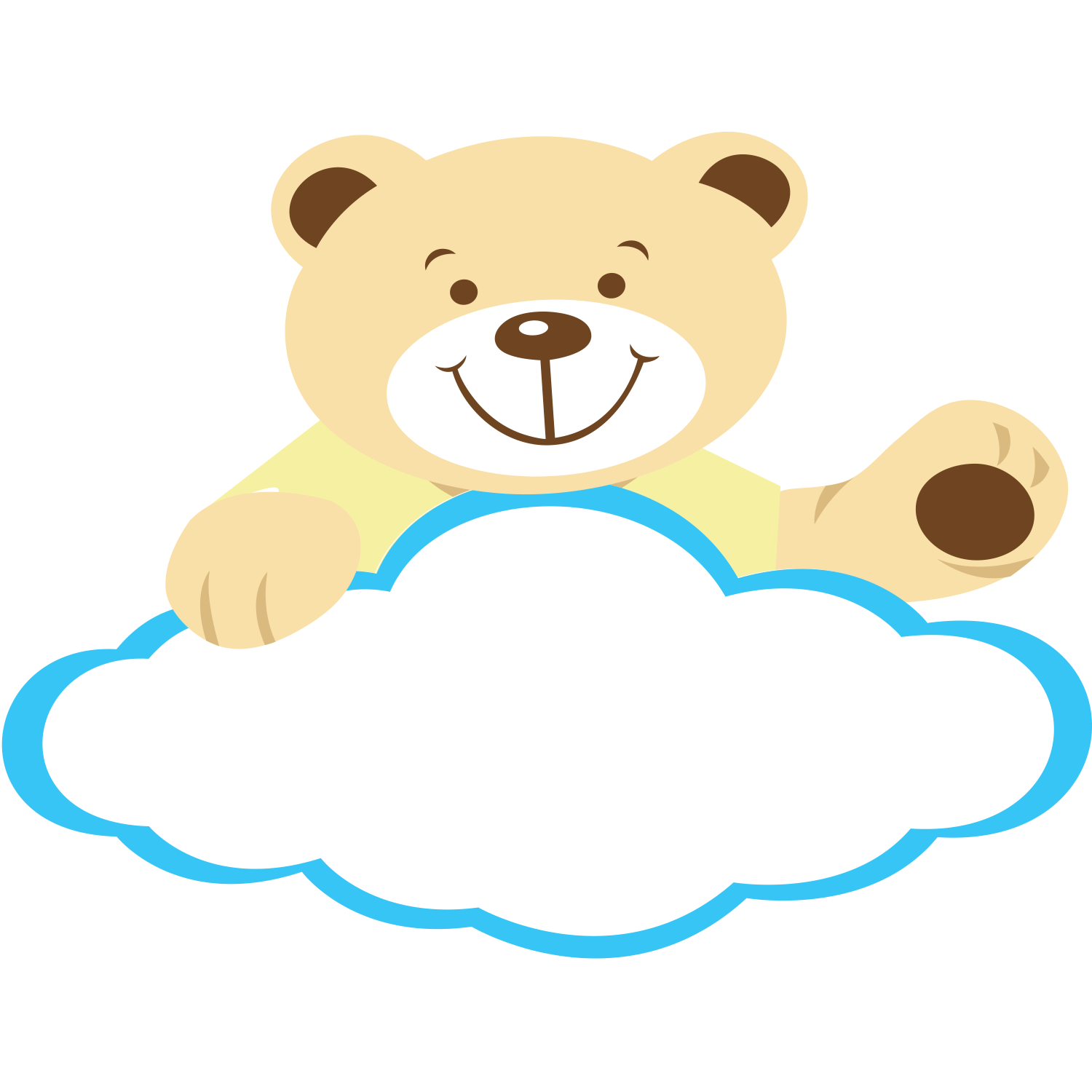 Wave Bear Sticker by Mimiflo® Philippines for iOS & Android | GIPHY