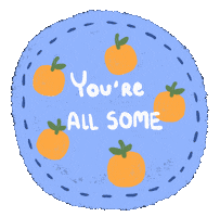Orange Badge Sticker
