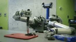 awkward robot GIF
