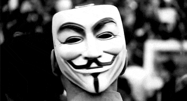 V For Vendetta Mask GIF