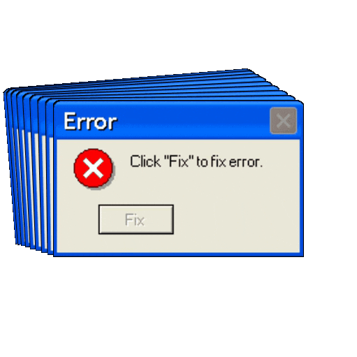 Error Windows Sticker