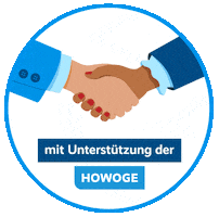 Handshake Deal Sticker by howoge_berlin