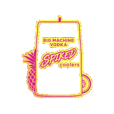 Big Machine Distillery- Spiked Coolers Sticker