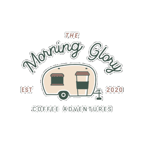 The Morning Glory Coffee Adventures Sticker