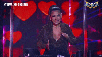 Happy Ivete Sangalo GIF by The Masked Singer Brasil