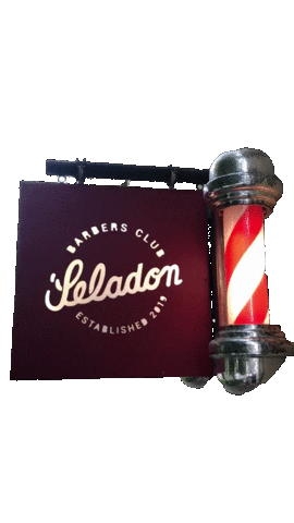 Seladon Barbers Sticker