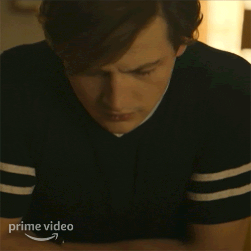 Sad Deep Breath GIF by Amazon Prime Video