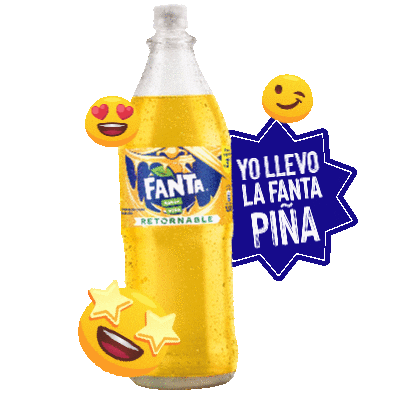 Fanta Pina Sticker by Inca Kola