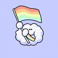 Gay Pride Rainbow GIF by giphystudios2021