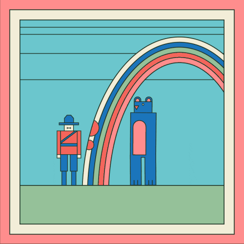 Canadian Rainbow GIF by Jon