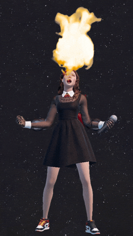 Fire Breathing Laufey GIF